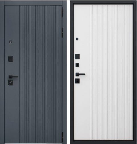 Стальная дверь "Вертикаль"