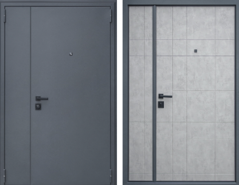 Стальная дверь «Байкал» (двустворчатая)