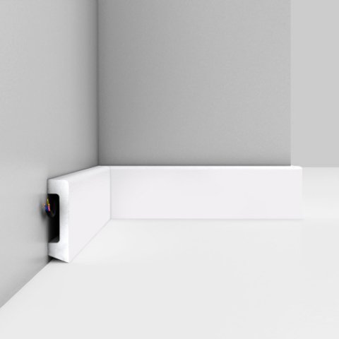 D234-115ДМ (58*16*2400мм) белый матовый