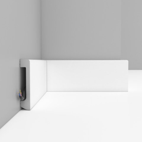 D235-115 (80*17*2400мм) белый матовый