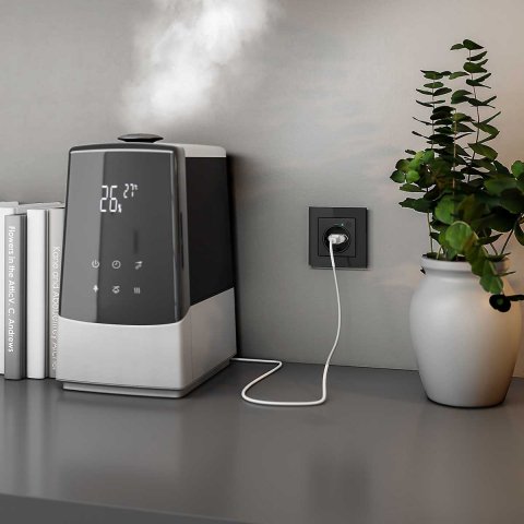 Розетка Wi-Fi  Werkel черный матовый W1171608 4690389176098