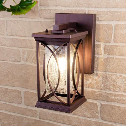 Уличный настенный светильник Elektrostandard Spica D кофе GL 1026D a048174