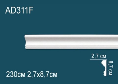 Молдинги гладкие AD311F