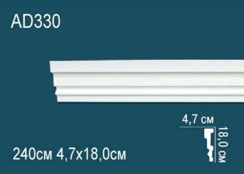 Молдинги гладкие AD330
