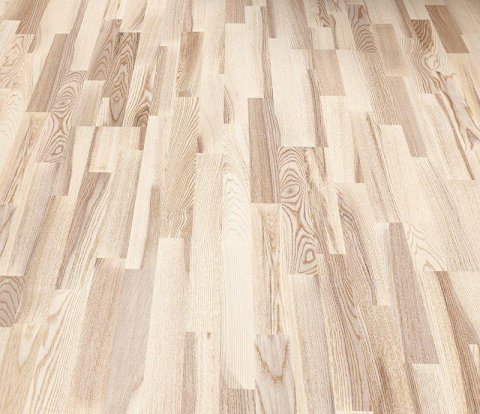 Паркетная доска DuoWood Ясень Country Vanilla MATT 3S