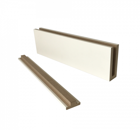 Брус декоративный МДФ 40*110 Тёмно-серая