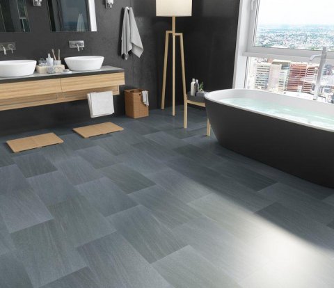 Кварцевый плинтус Fargo Stone 64S452 Чёрный Алмаз