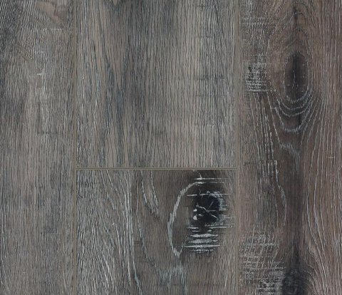 Кварцвиниловый SPC ламинат Damy Floor Family TCM369-7 Дуб рустикальный черный