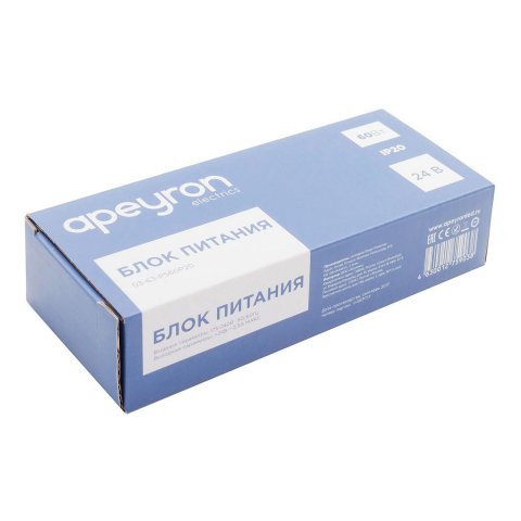 Блок питания Apeyron 24V 60W IP20 2,5A 03-63