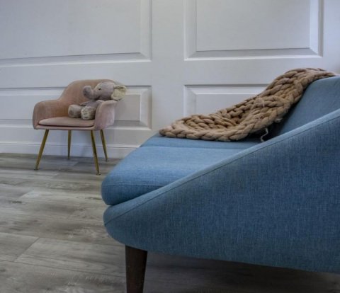 Кварцвиниловый SPC ламинат Damy Floor Family T7020-7 Дуб мореный