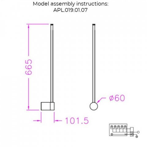 Бра Aployt Merian APL.019.01.07