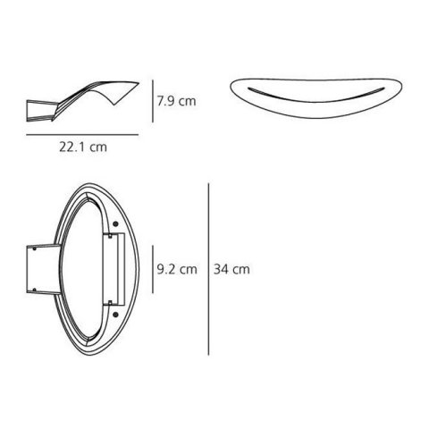 Бра Artemide Mesmeri 0916040A