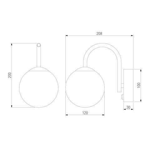 Бра Bogates Brook 360/1 хром