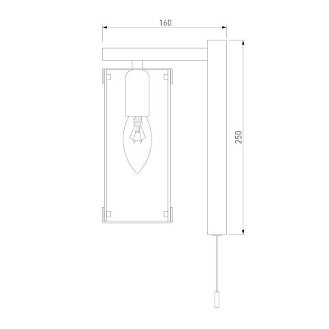Бра Eurosvet Aragon 60126/1 черный