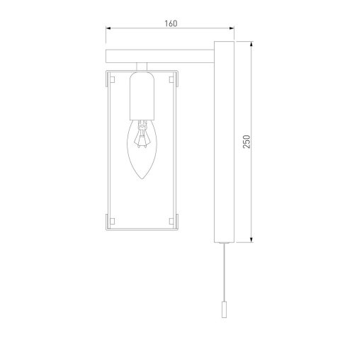 Бра Eurosvet Aragon 60126/1 черный