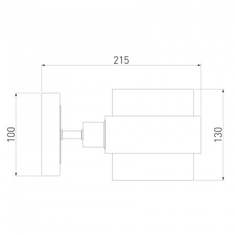 Бра Eurosvet Arcada 70127/1 черный