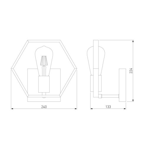 Бра Eurosvet Arnia 70117/1 черный