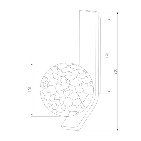 Бра Eurosvet Luxor 40019/1 белый