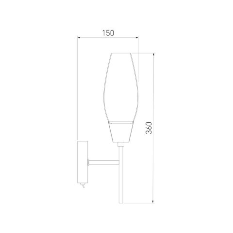 Бра Eurosvet Thalia 60140/1 золото