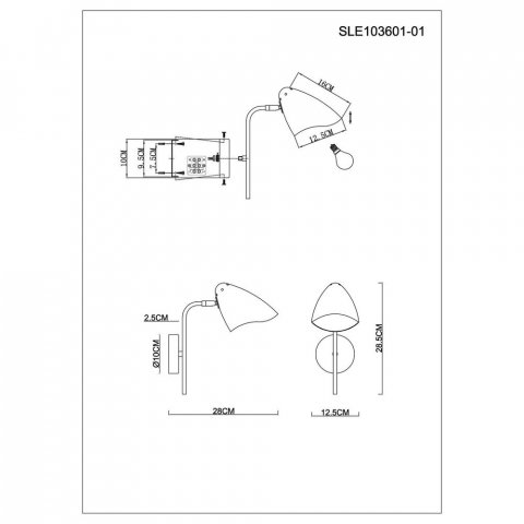 Бра Evoluce Satta SLE103601-01