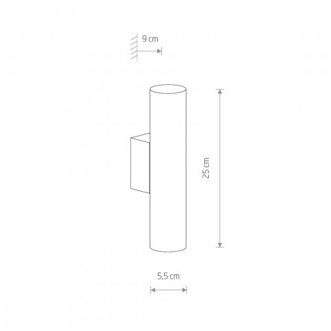 Бра Nowodvorski Eye wall 8074