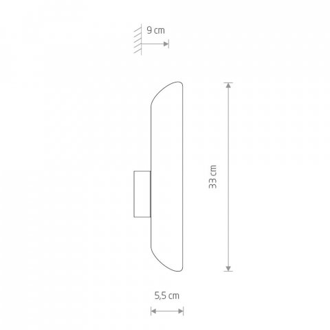Бра Nowodvorski Eye wall cut 7995