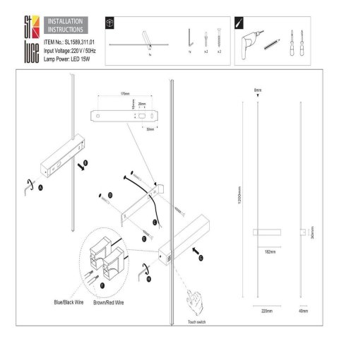 Бра ST Luce Astente SL1589.311.01