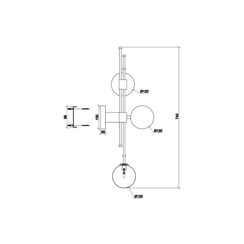 Бра Vele Luce Paradise VL5774W23