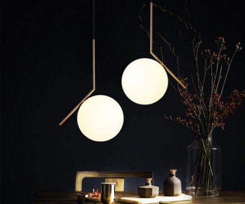 Подвесной светильник Italline Bolla SP 6212/200 brass