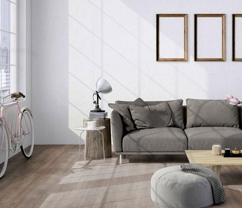 Замковый виниловый пол Ter Hurne Perform C08a 2044 Дуб Канберра серо-коричневый