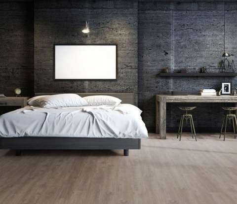 Замковый виниловый пол Ter Hurne Perform C08a 2044 Дуб Канберра серо-коричневый