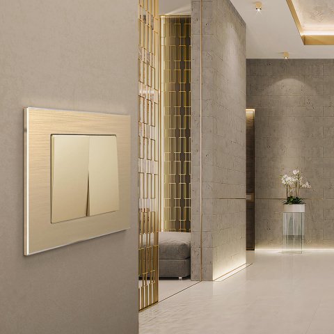 Рамка Werkel Aluminium на 1 пост шампань алюминий W0011711 4690389158001