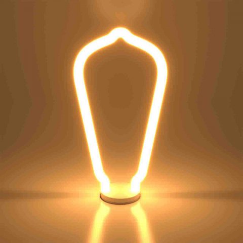 Лампа светодиодная филаментная Elektrostandard E27 4W 2700K прозрачная a047198