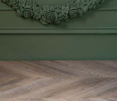 Замковый виниловый пол Vinilam Parquet Chevron RI153616CL4 Шеврон Шампань