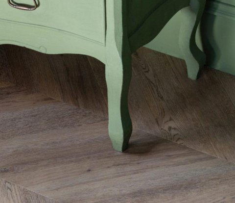 Замковый виниловый пол Vinilam Parquet Chevron RI153616CL4 Шеврон Шампань