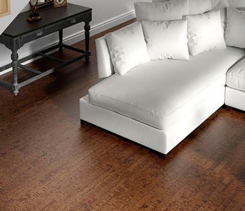 Клеевое напольное пробковое покрытие Corkstyle Eco Cork Linea Chocco