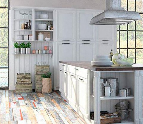 Клеевое напольное пробковое покрытие Corkstyle Loft Melt