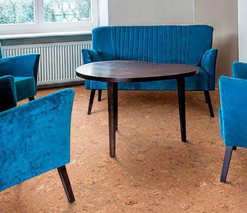 Замковое напольное пробковое покрытие Corkstyle Natural Cork Rombo New