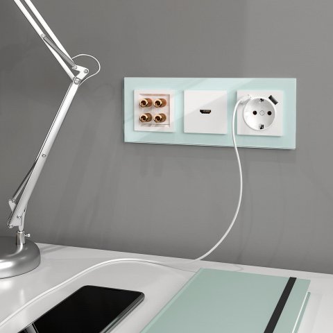 Розетка HDMI Werkel белый W1186001 4690389155543