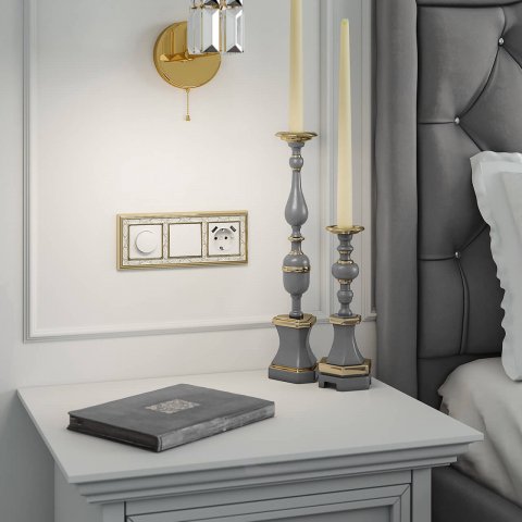 Выключатель одноклавишный Werkel белый W1110001 4690389154973