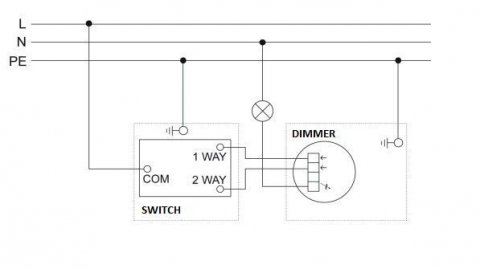 Диммер поворотно-нажимной Liregus Epsilon серебро 28-181