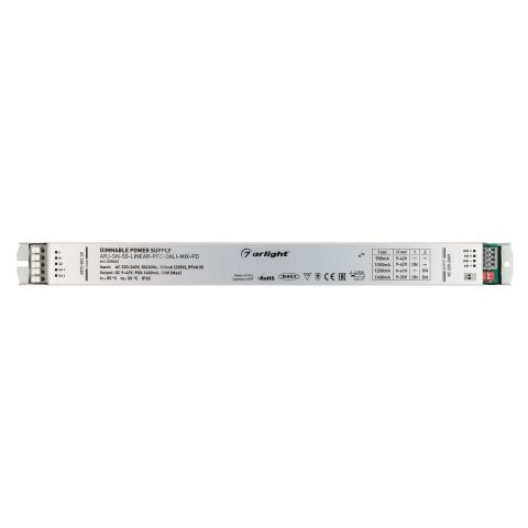 Драйвер Arlight ARJ-SN-50-Linear-PFC-Dali-MIX-PD 9-42V 50W IP20 0,9-1,4A 030462