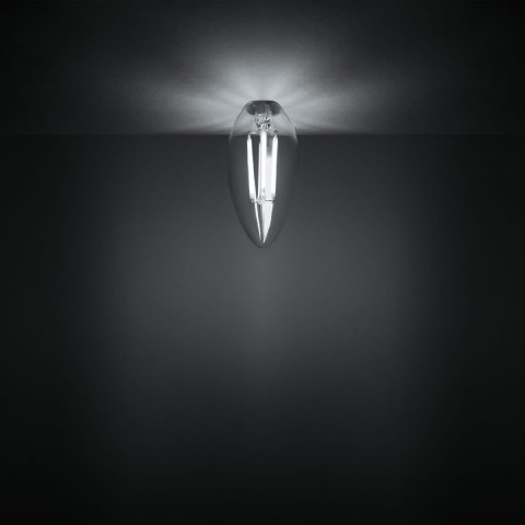 Лампа светодиодная филаментная Gauss E14 4,5W 4100К прозрачная 1031215