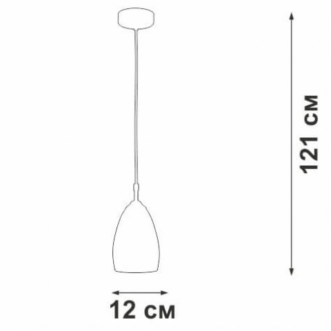 Подвесной светильник Vitaluce V2962-1/1S