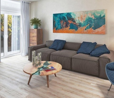 Замковый виниловый пол Wonderful Natural Relief DE1715-19 Экрю