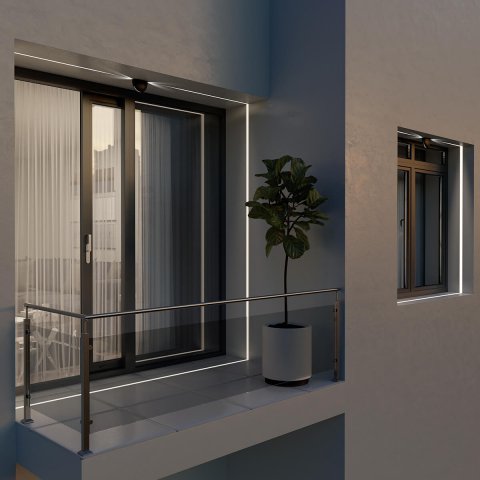 Уличный светодиодный светильник Elektrostandard 1630 Techno Led черный a049995