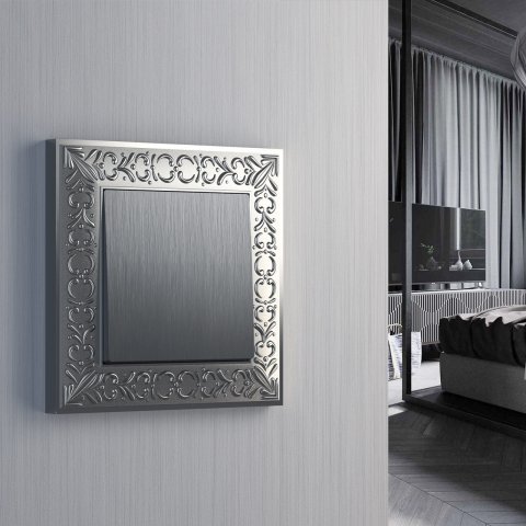 Клавиша для выключателя перекрестного Werkel серебряный рифленый W1119009 4690389158926