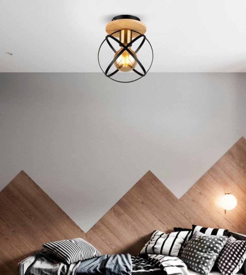 Потолочный светильник Seven Fires Mirna WD3573/1C-BK-AB