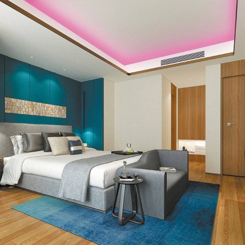 Светодиодная лента Apeyron 11W/m 352Led/m COB розовый 5M 00-356