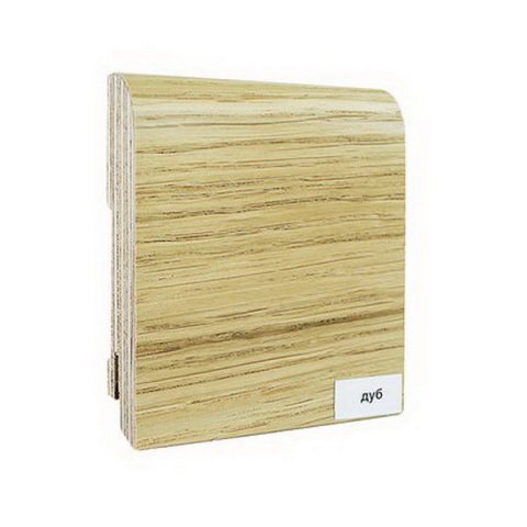 Плинтус Finitura Dekor Дуб без покрытия под тонировку R13 70 х 15 х 2400 мм